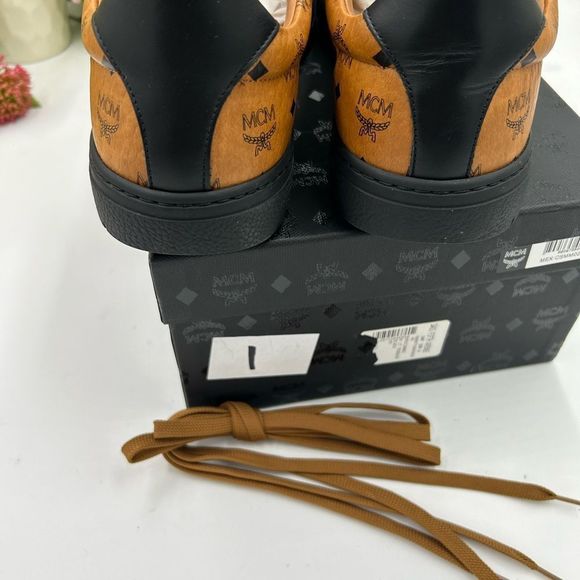 MCM Tan Leather Sneakers - Picture 6 of 9
